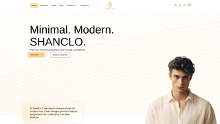 Screenshot of shanclo.com