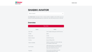 Thumbnail of shabiki-aviator.com