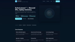 Thumbnail of echolenses.com