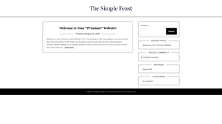 Thumbnail of thesimplefeast.com