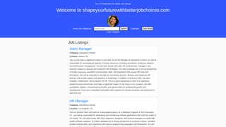 Thumbnail of shapeyourfuturewithbetterjobchoices.com