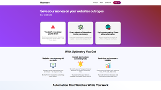 Thumbnail of uptimetry.com