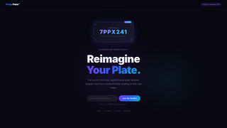 Screenshot of prismplate.com