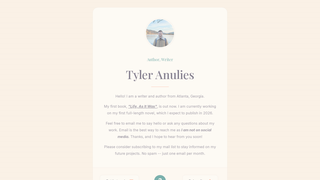 Thumbnail of tyleranulies.com