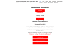 Thumbnail of cssbuy--spreadsheet.com