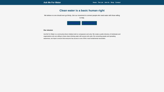 Thumbnail of askmeforwater.org