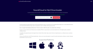 Thumbnail of scloudplaylistdownloader.com