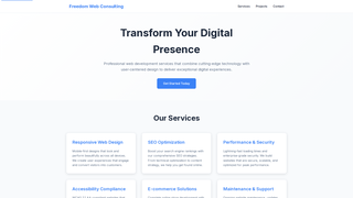 Thumbnail of freedomwebconsulting.com