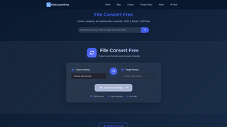 Thumbnail of fileconvertfree.com