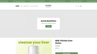 Thumbnail of aviranutrition.com