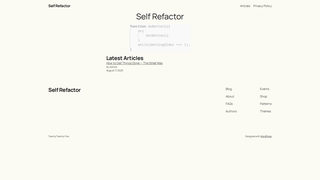 Thumbnail of selfrefactor.com