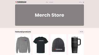 Thumbnail of thieneman-merch.com