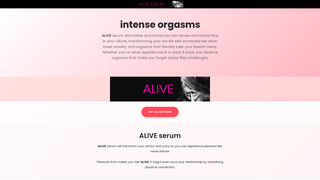 Thumbnail of alive-serum.com
