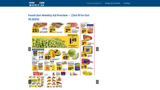Thumbnail of foodlionweeklyad.com
