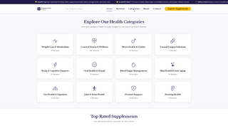Screenshot of supplementreviewdaily.com