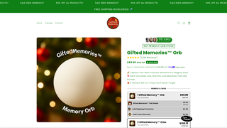 Thumbnail of giftedmemoriestm.com