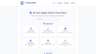 Thumbnail of toolsonclick.com