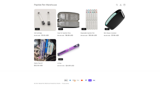 Thumbnail of peptidepenwarehouse.com