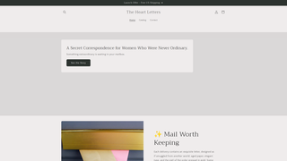 Thumbnail of theheartletters.com