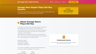 Thumbnail of garagedoorsplayadelrey.com