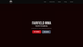 Screenshot of fairfieldmma.com
