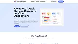Screenshot of threatmitigator.app