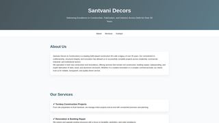 Thumbnail of santvanidecors.com