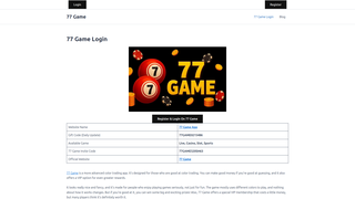 Thumbnail of 77gamex.com