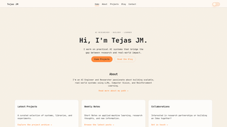 Thumbnail of tejasjm.com