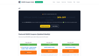 Thumbnail of damscouponcode.com
