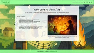 Screenshot of vorinarts.com