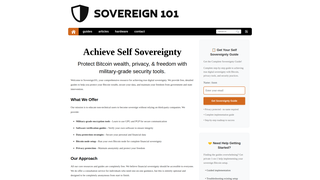 Thumbnail of sovereign101.com