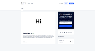 Screenshot of explainedbyx.com