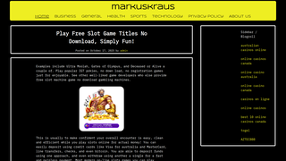 Thumbnail of markuskraus.com
