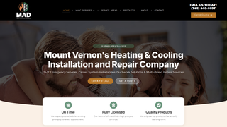 Thumbnail of madheatingandcooling.com