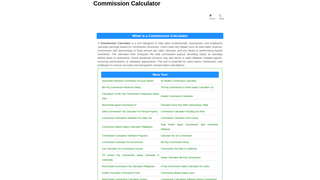 Thumbnail of commission-calculator.org