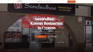 Screenshot of sandeulhae.com