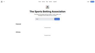 Thumbnail of thesportsbettingassociation.com