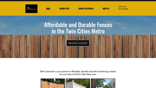 Thumbnail of dafences.com