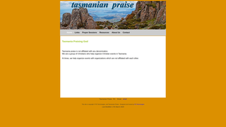 Thumbnail of tasmanianpraise.org