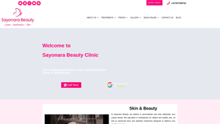 Thumbnail of sayonarabeautyclinic.com