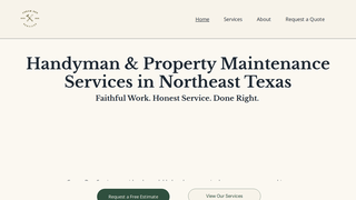 Screenshot of coramdeoservices.com
