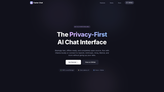 Screenshot of fasterchat.ai