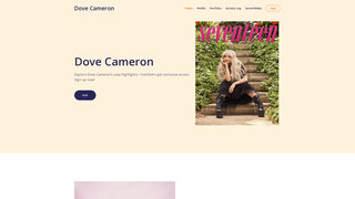 Thumbnail of dovecameronapp.com