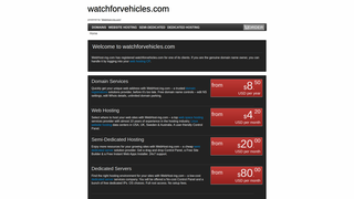 Thumbnail of watchforvehicles.com