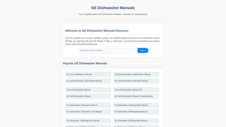 Thumbnail of gedishwashermanual.com