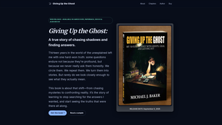 Thumbnail of givinguptheghostbook.com