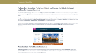 Thumbnail of nadakacherikarnataka.com