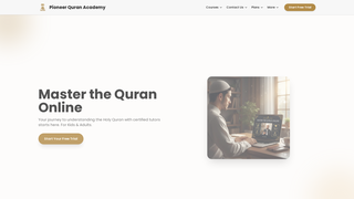 Thumbnail of pioneerquranacademy.com