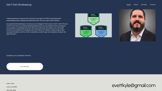 Screenshot of kylefevettbookkeeping.com